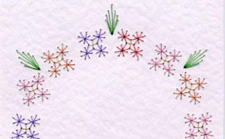Free patterns for stitching cards